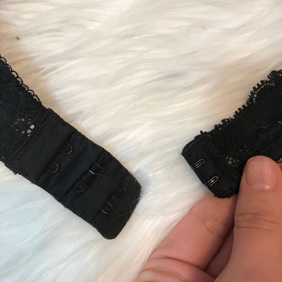 Victoria’s Secret Black Lace Lined Demi Bra 34B - Picture 3 of 8